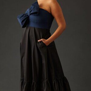 Hutch  Bow-Tie Maxi Dress in Navy